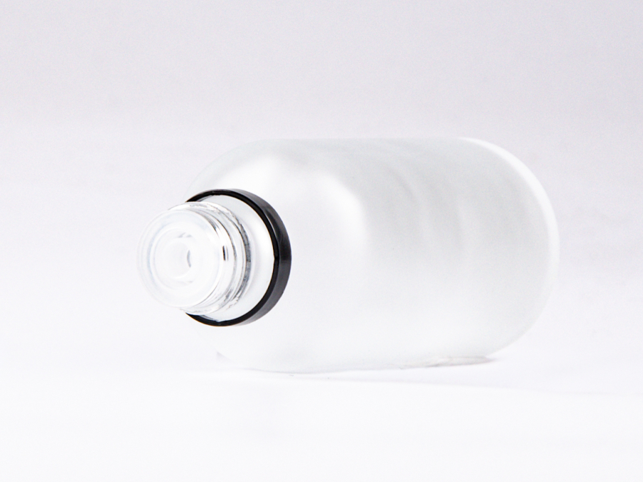 Säuremattierte Flasche 30 ml - Tropfmontur Esche
