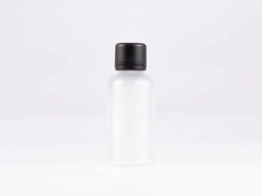 säuremattierte Flasche 50ml, mit Schraubverschluss OV