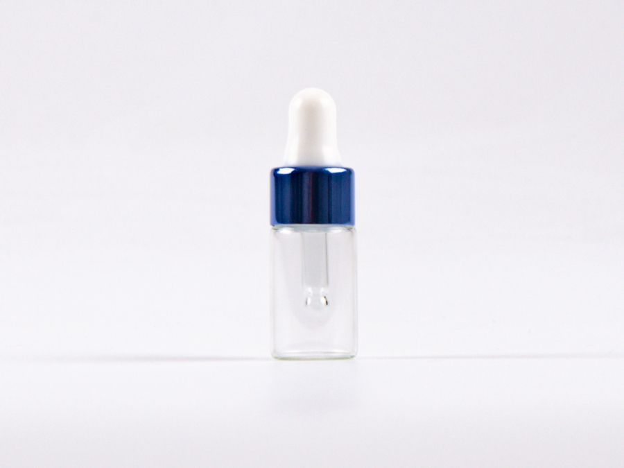 Pipettenflasche 3 ml - metallic