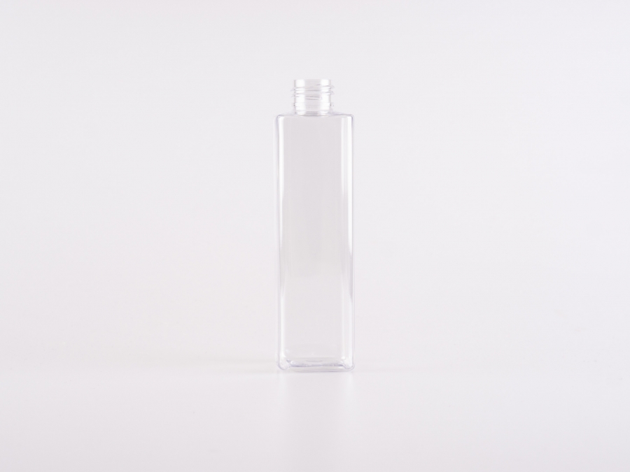 Flasche "Karl" 200ml, PET glasklar, ohne Montur
