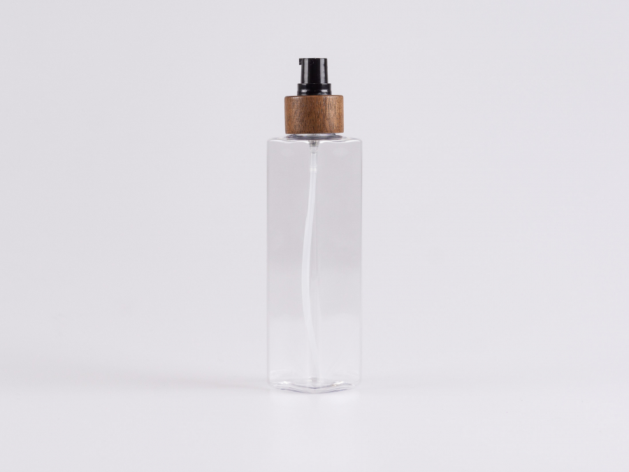 Flasche "Karl" 200ml, mit Lotionspumpe Walnut