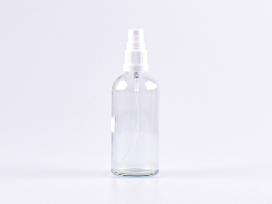 Klarglas-Flasche-Spray-Originalitaetsverschluss-100ml