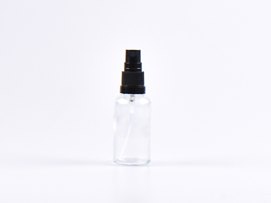 Klarglas-Flasche-Spray-Originalitaetsverschluss-30ml
