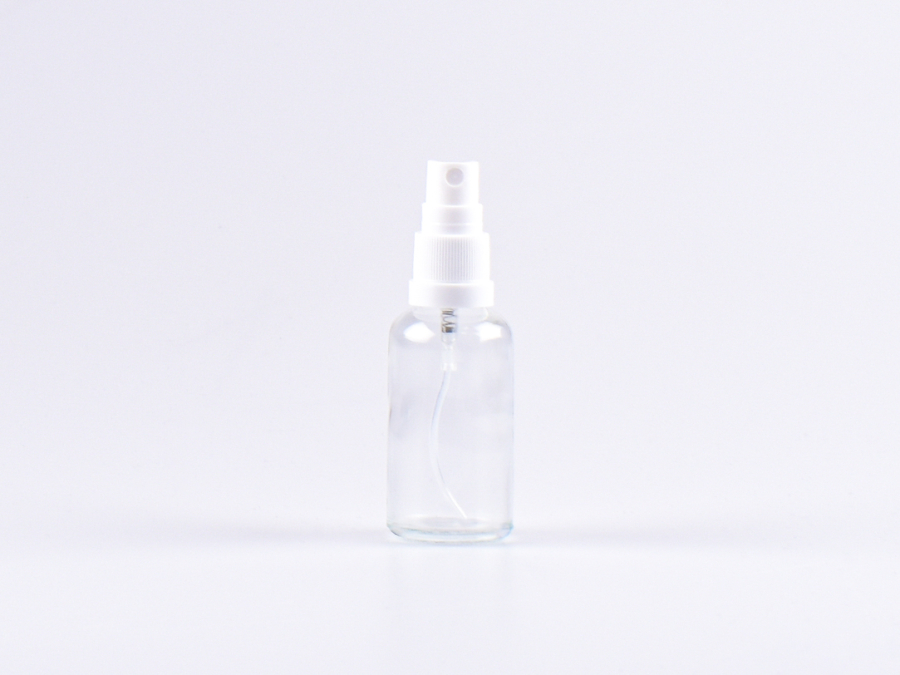 Klarglas-Flasche-Spray-Originalitaetsverschluss-30ml