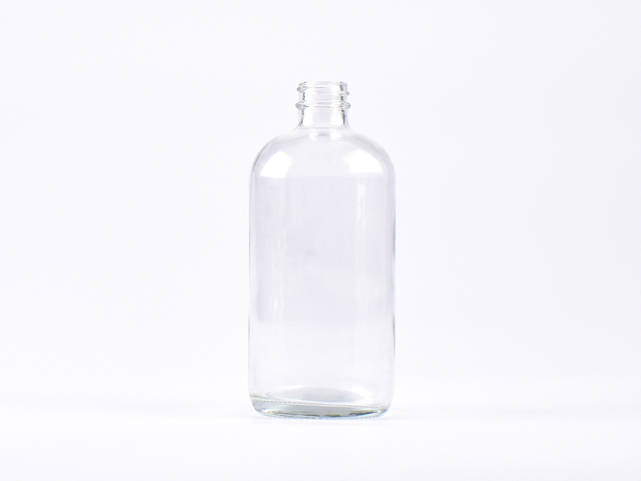 Klarglasflasche 500ml, 28/410, ohne Montur