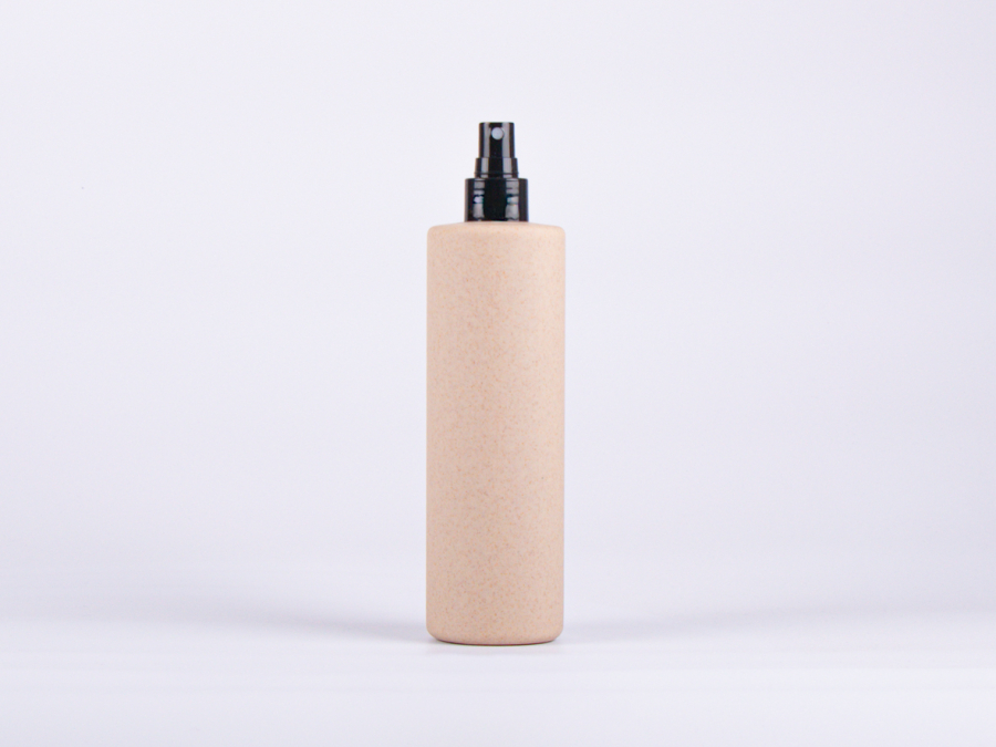 Bioflasche "CERES", 400ml, mit Zerstäuber weiss/schwarz