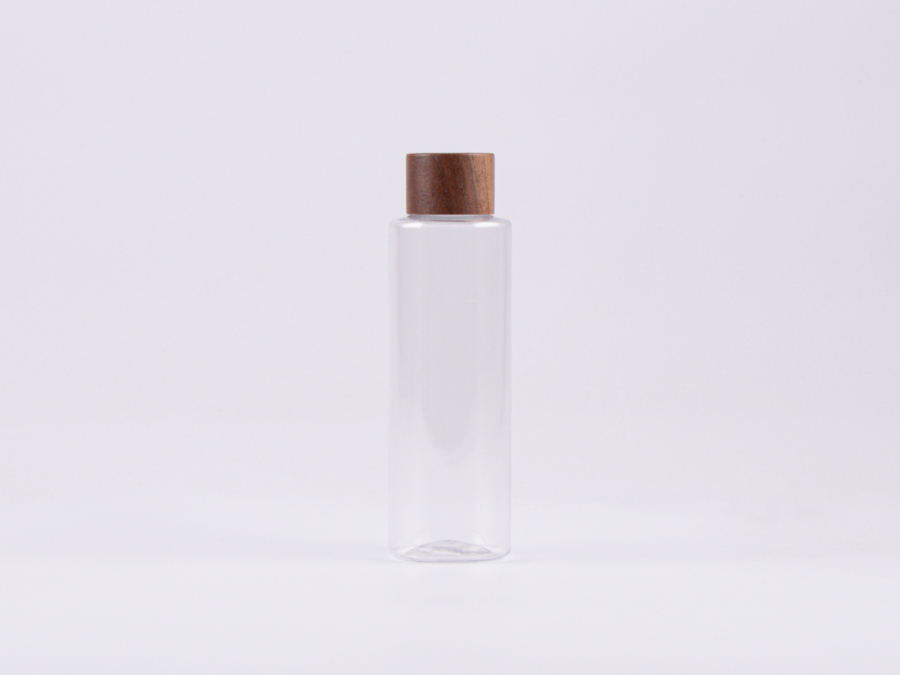 Flasche Sharp 150 ml - Deckel Walnut