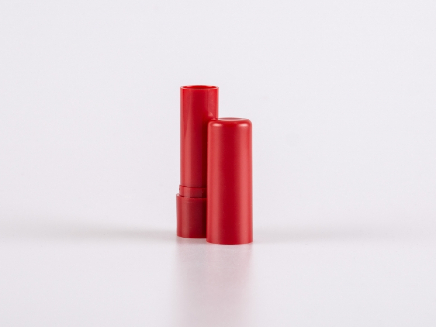 Lippenstifthülse, 5ml, schwarz/weiss/rot