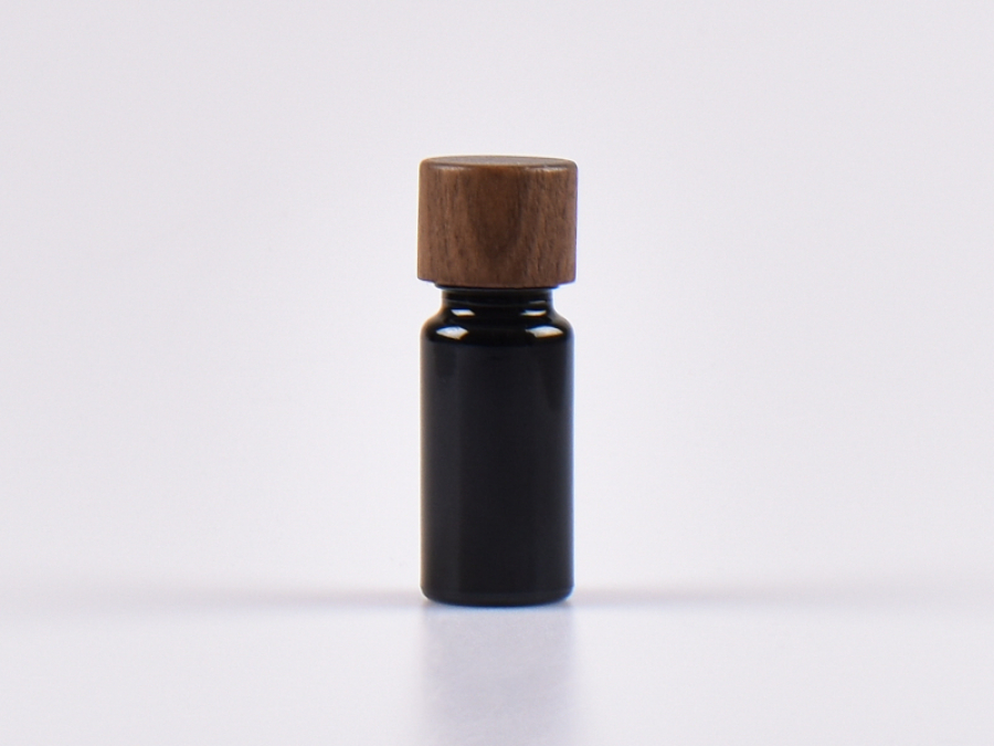 MIRON Violettglasflasche 10ml, mit Schraubverschluss Walnut