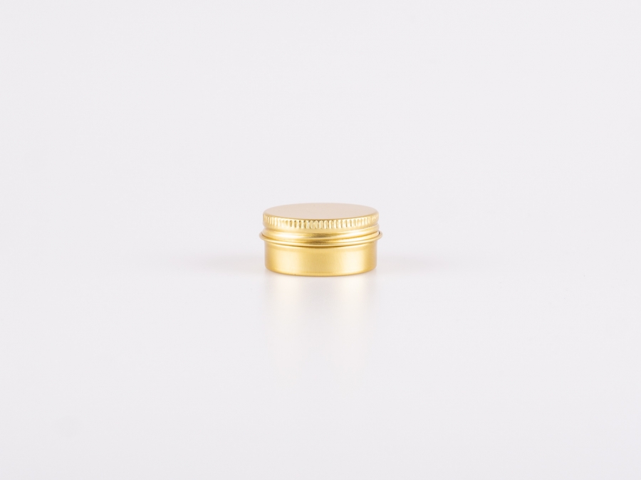Metalldose, 10ml, gold