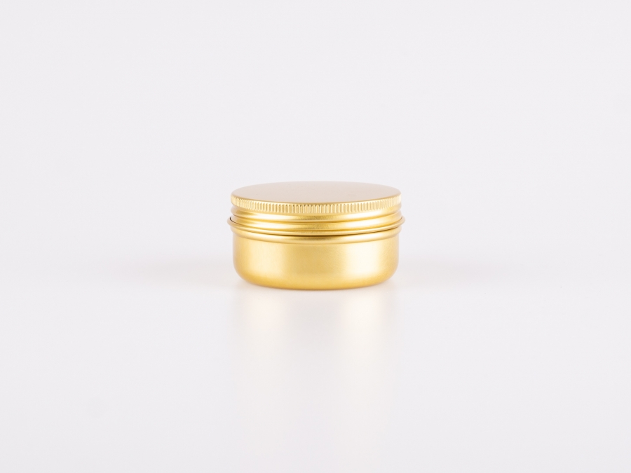 Metalldose, 50ml, gold