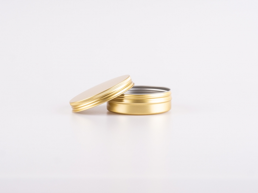 Metalldose, 100ml, gold