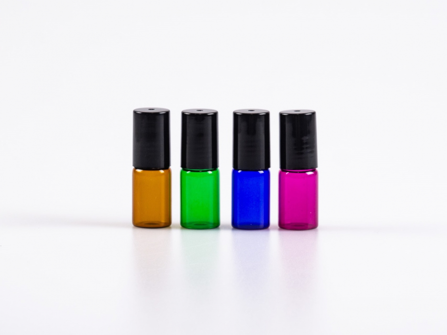 Mini Roll-On-Flasche, color, 3ml