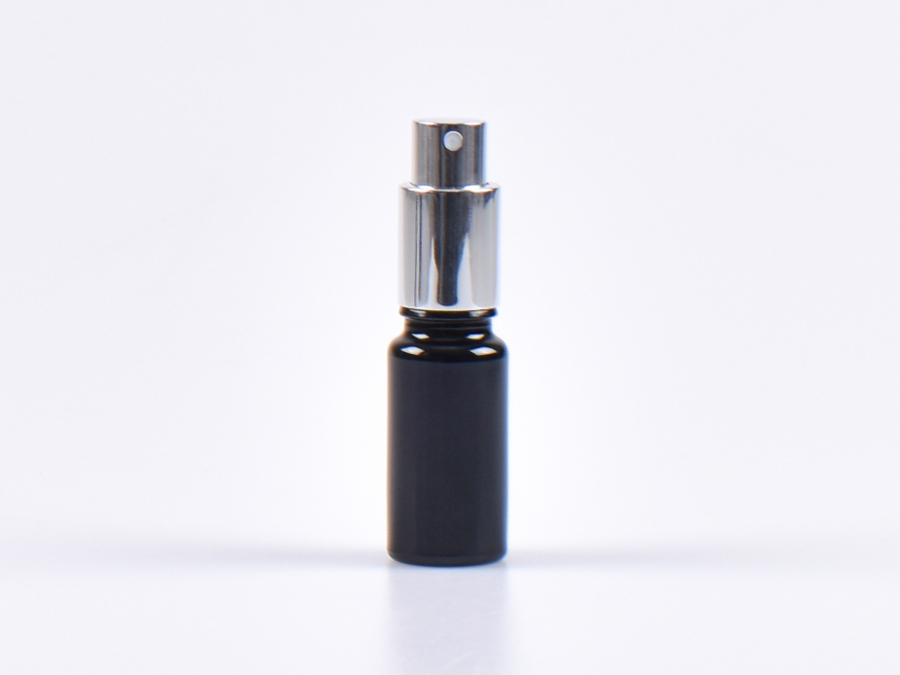 MIRON Violettglasflasche 10ml, mit Zerstäuber Aluminium, 4 Color