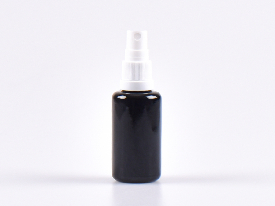 MIRON Violettglasflasche 30ml, mit Zerstäuber Kunststoff