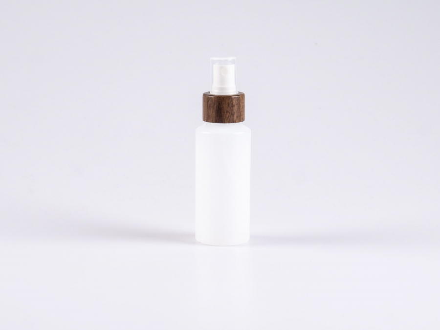 Flasche "Nasa" 100ml, LDPE, mit Zerstäuber Walnut