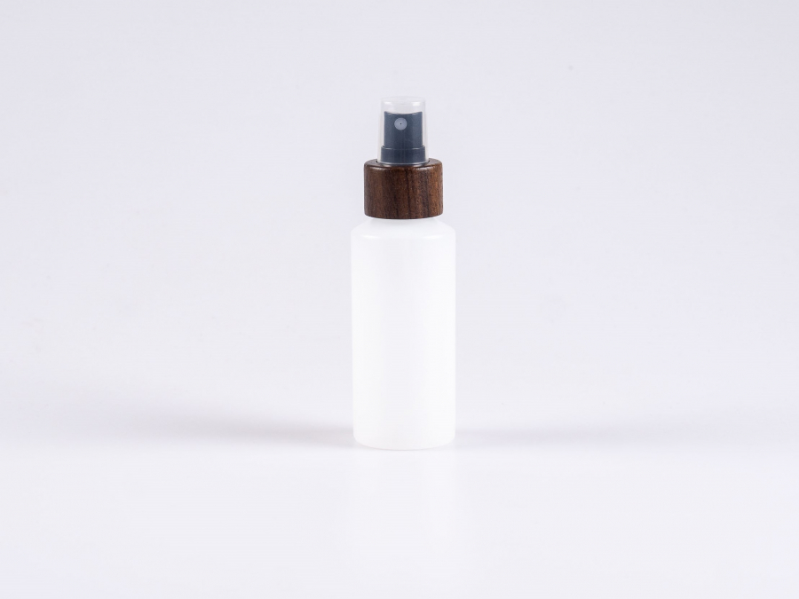 Flasche "Nasa" 100ml, LDPE, mit Zerstäuber Walnut