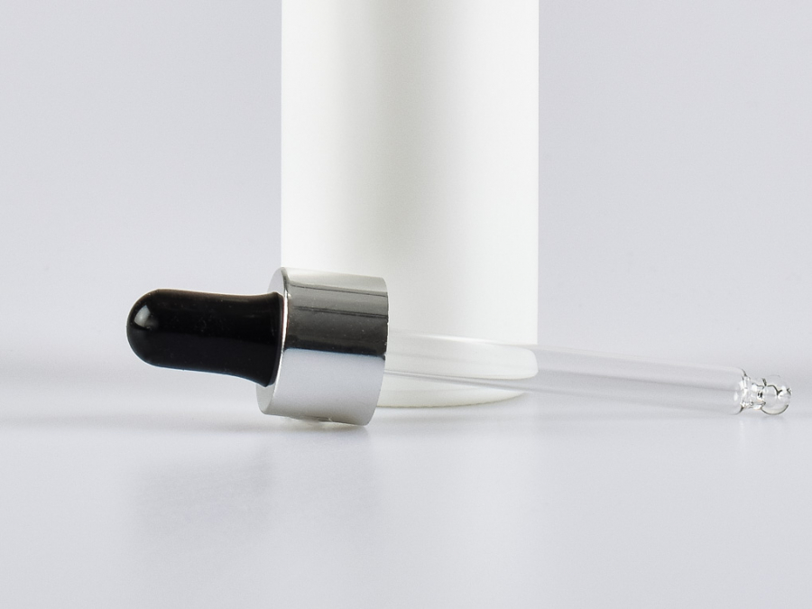 pipette-montur-silber-schwarz