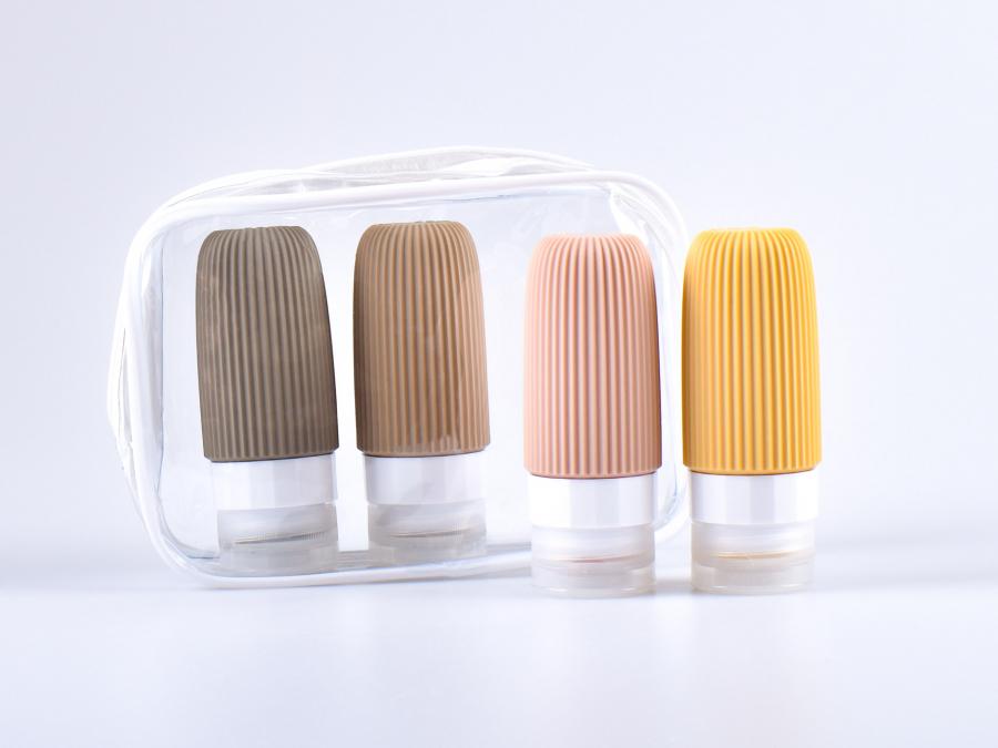 Silikon Reiseset, Traveltubes, 60ml, 4-teilig