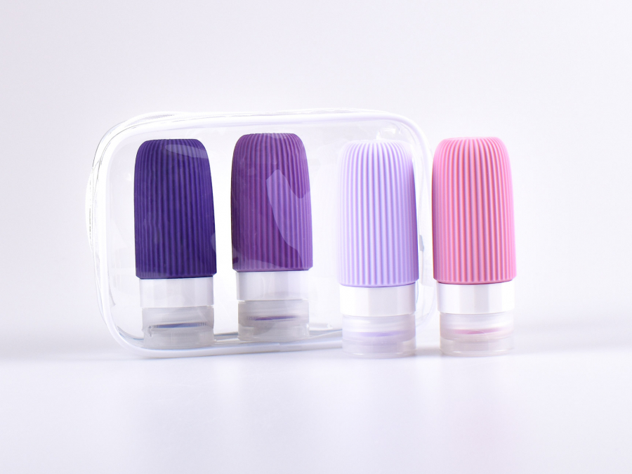 Silikon Reiseset, Traveltubes, 60ml, 4-teilig