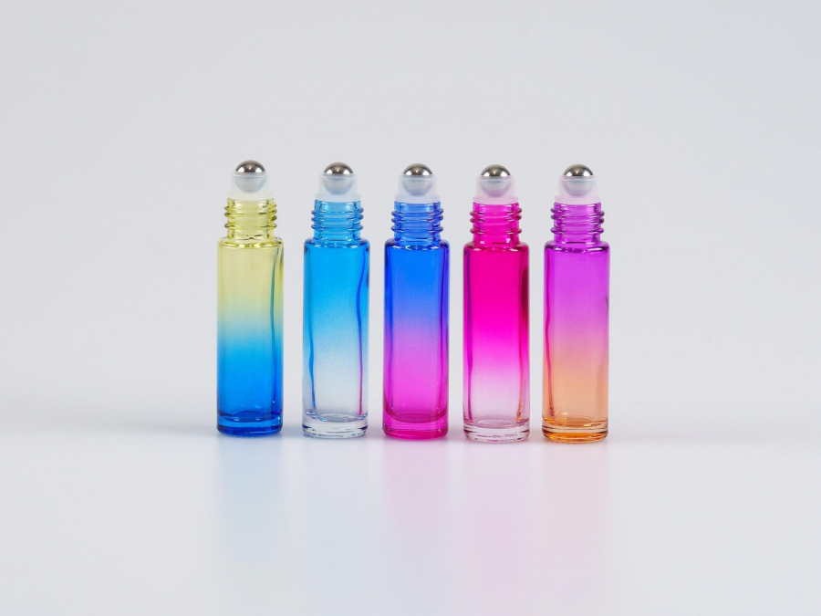SET: Roll-On Flasche "Farbverlauf",10ml, alle Varianten in einem Paket