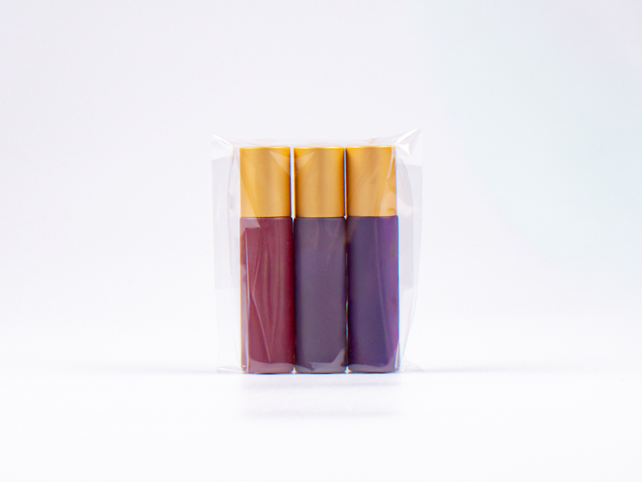 SET: Roll-On-Flasche "Emma", pastell red, 10ml – alle Varianten in einem Paket