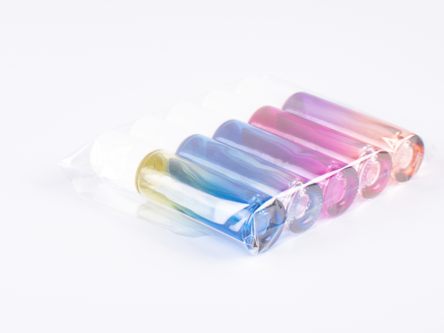 SET: Roll-On Flasche "Farbverlauf",10ml, alle Varianten in einem Paket