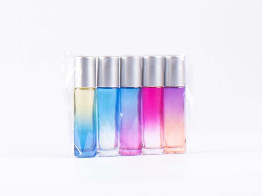 SET: Roll-On Flasche "Farbverlauf",10ml, alle Varianten in einem Paket