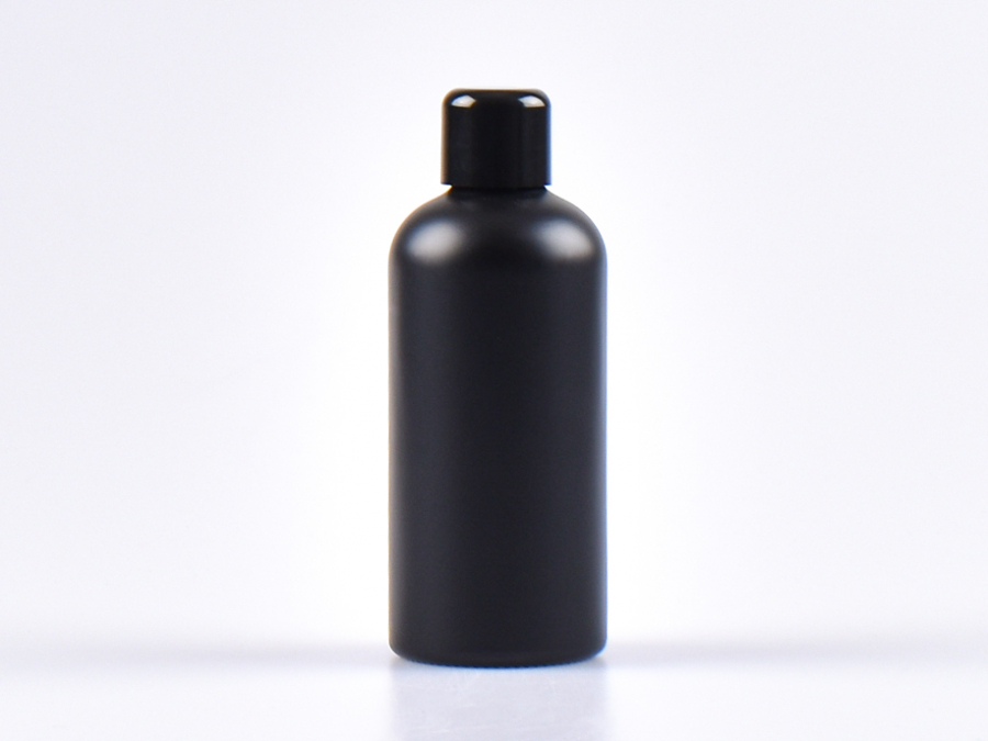 Schwarzglasflasche 100ml, mit Schraubverschluss schwarz
