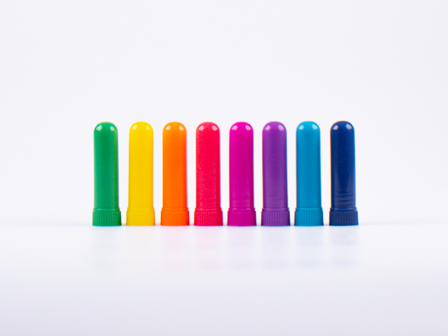 Inhalierstift color – 8 Farben im Set