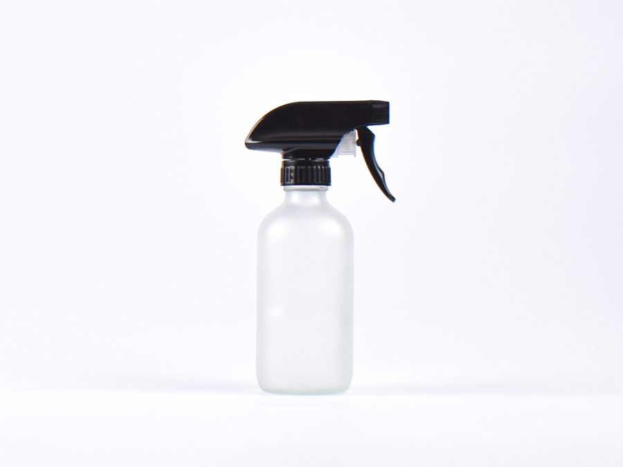 Glasflasche säuremattiert, 250ml, mit Triggerspray