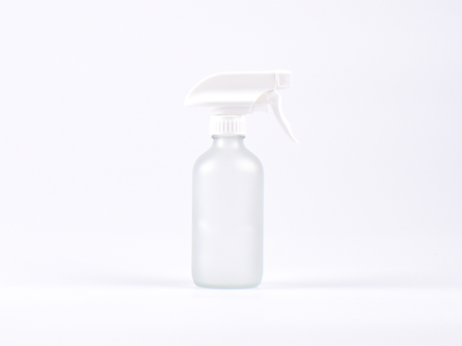 Glasflasche säuremattiert, 250ml, mit Triggerspray