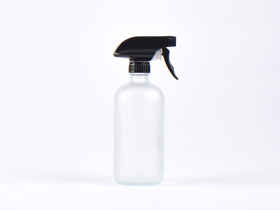 Glasflasche säuremattiert, 500ml, mit Triggerspray