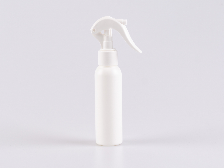Flasche "Tara" 100ml, weiss, mit Triggerpumpe