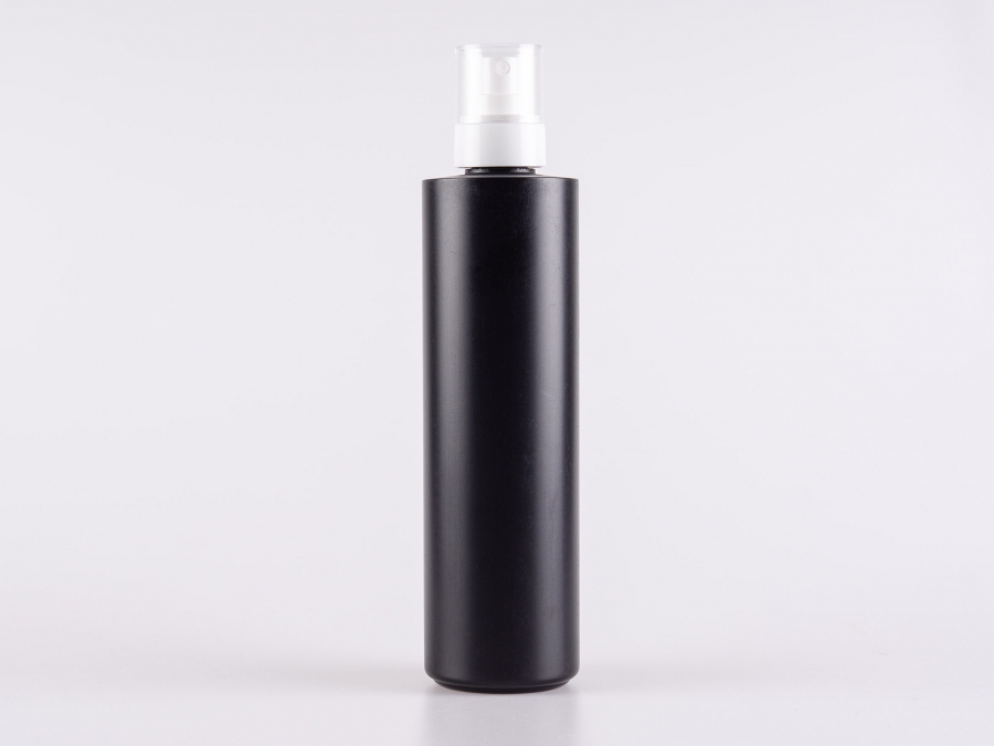 Flasche "Tara" 450ml, matt-schwarz, mit Zerstäuber "Prime"