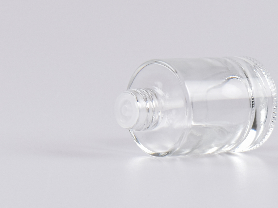 Glasflasche "Raoul" 30ml, mit Tropfmontur Bambus