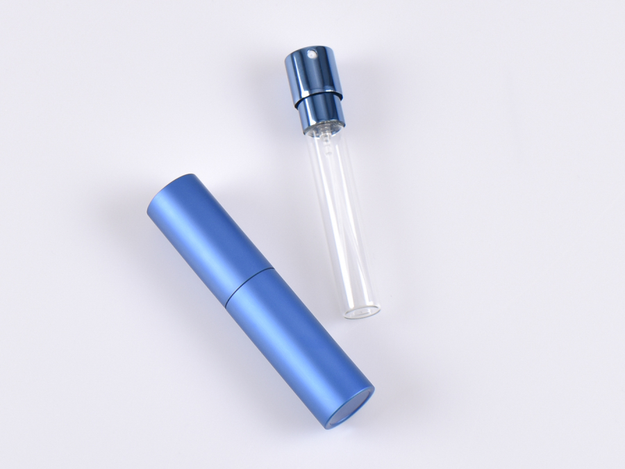 Zerstäuber "Twist" metallic, blau, 10ml