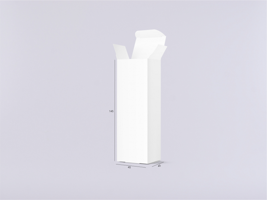Umverpackung für 100ml Flaschen DIN18, 45*45*145mm