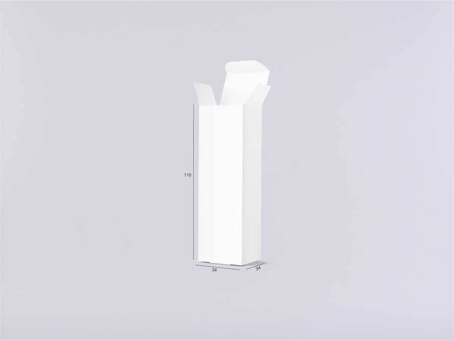 Umverpackung für 10ml Flaschen DIN18, 25*25*95mm