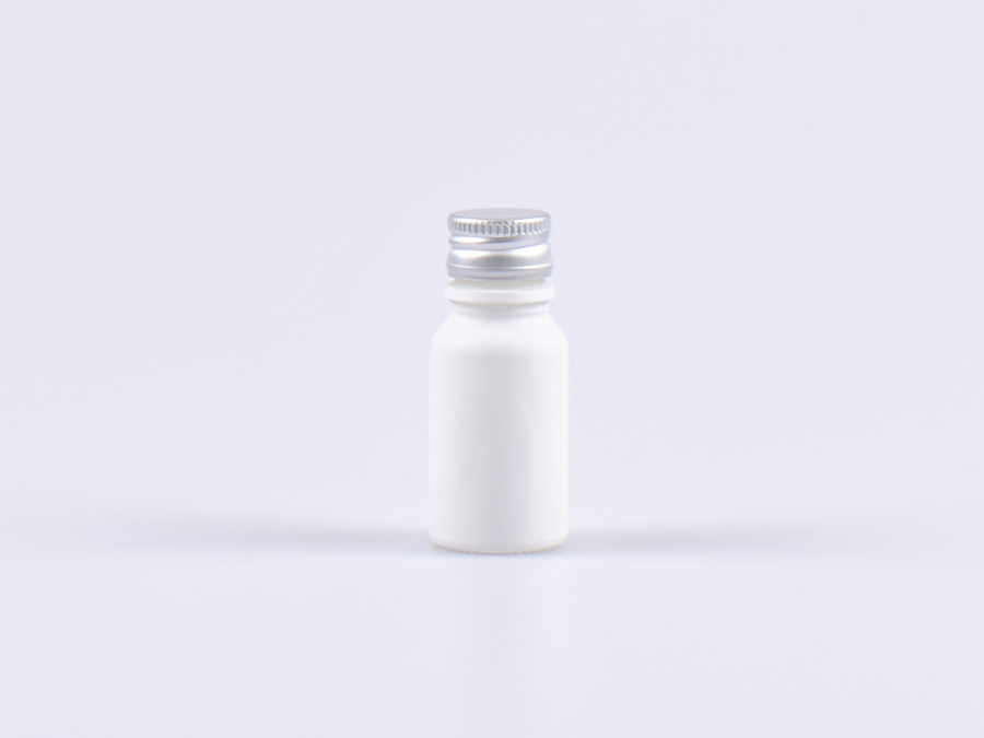 10ml-flasche-glas-weiss-matt-golddeckel