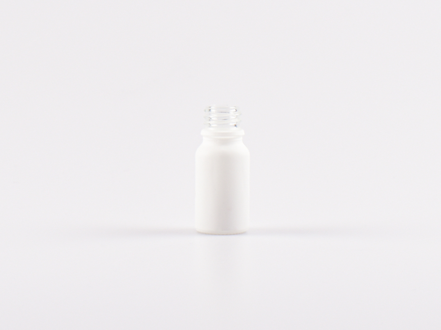 glasflasche-weiss-matt-10ml-einzeln-din18