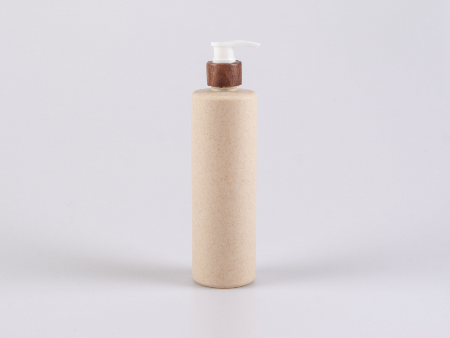 Bioflasche "CERES", 400ml, mit Dispenser Walnut