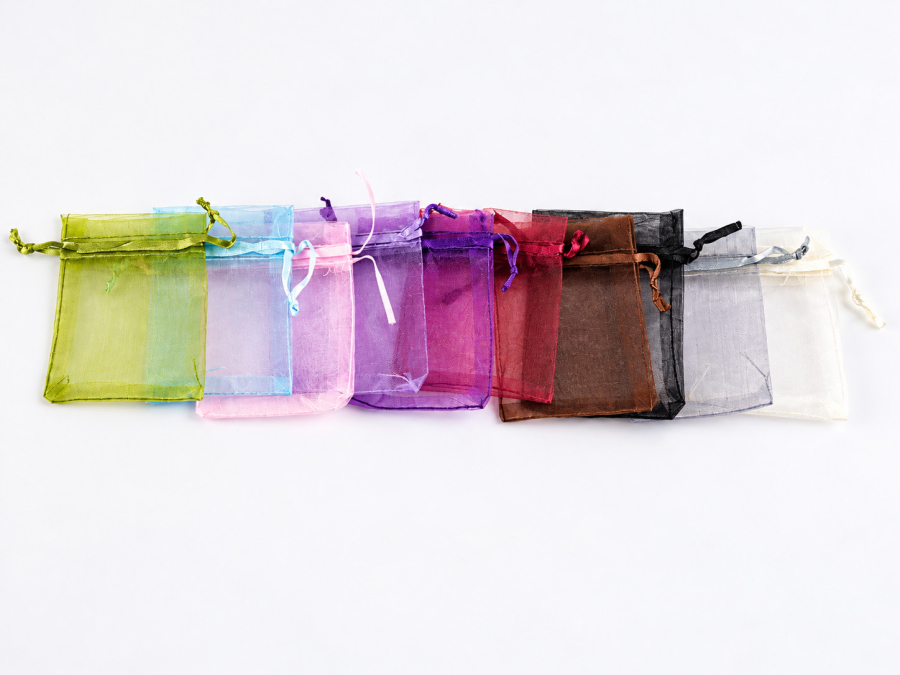Organza Beutel klein – 7 × 9 cm (5 Stk.)