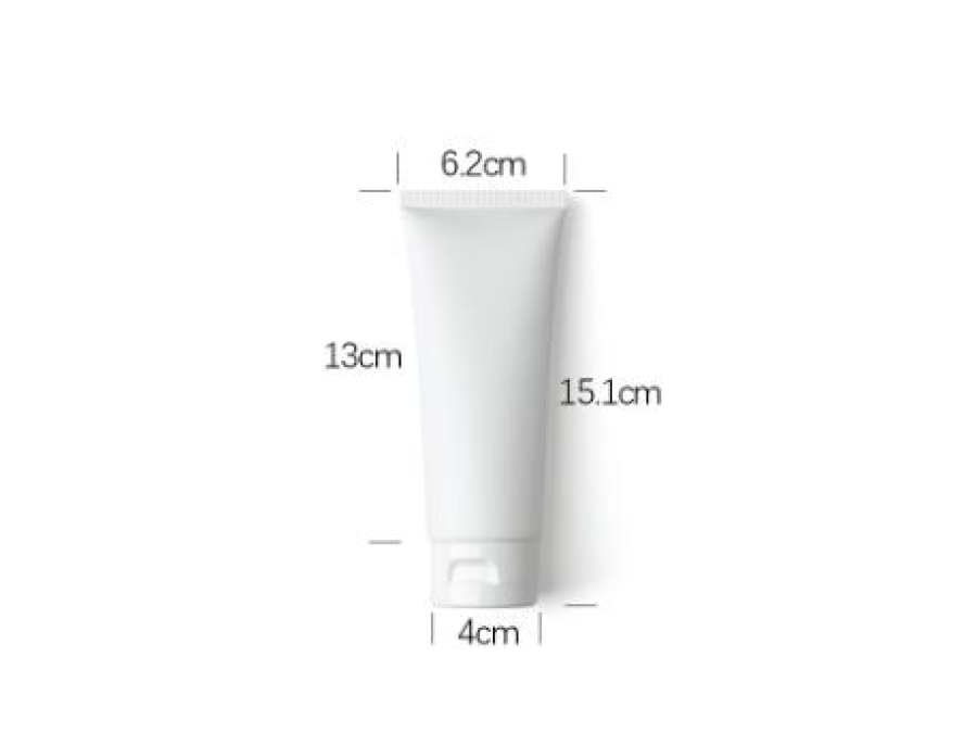 Kosmetiktube 100ml, weiss-matt