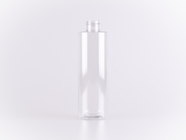 Flasche "Sharp" 250ml, PET glasklar, 24/410, ohne Montur