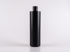 Flasche "Tara" 450ml, matt-schwarz, mit FlipTop/DiscTop