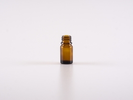 Braunglasflasche 5ml, DIN18, ohne Montur
