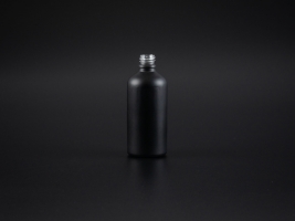 Schwarzglasflasche 100ml, DIN18, ohne Montur