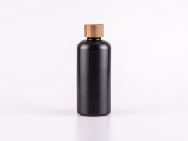 Flasche "Ben" 250ml, mit Tropfmontur Walnut