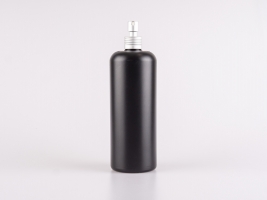 Flasche "Ben" 500ml, mit Lotionspumpe Aluminium